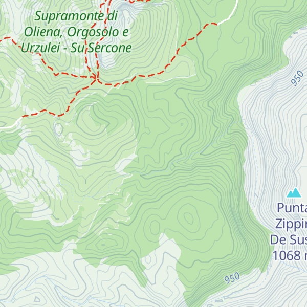 Map of Cuile Badu e' S'Eni
