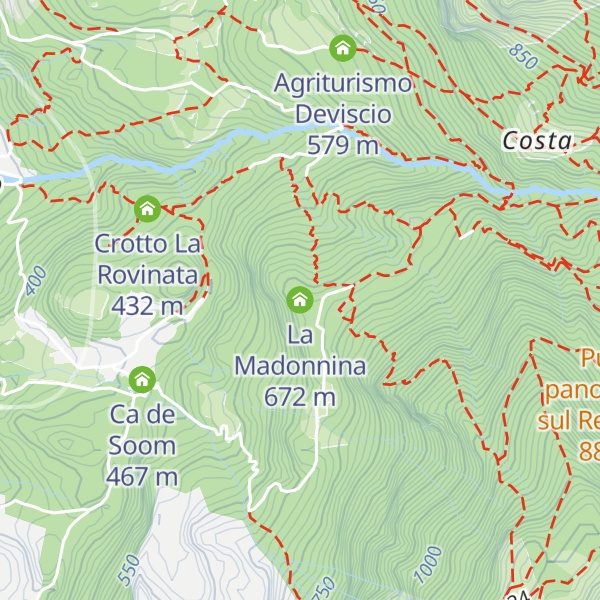 Map of La Madonnina