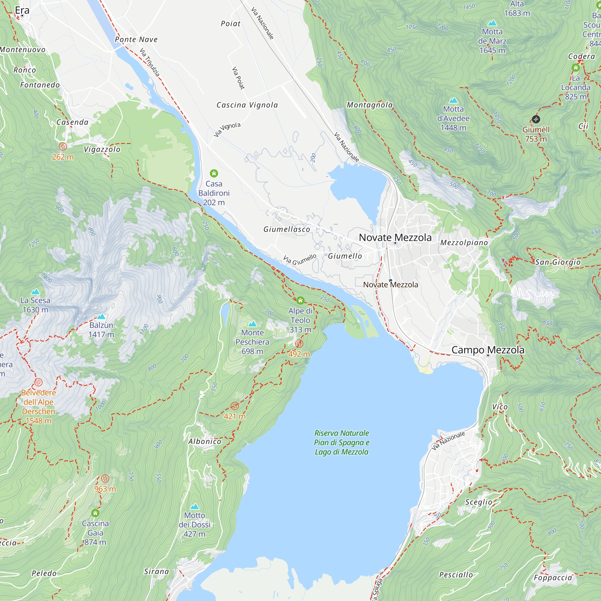 Alpe di Teolo map