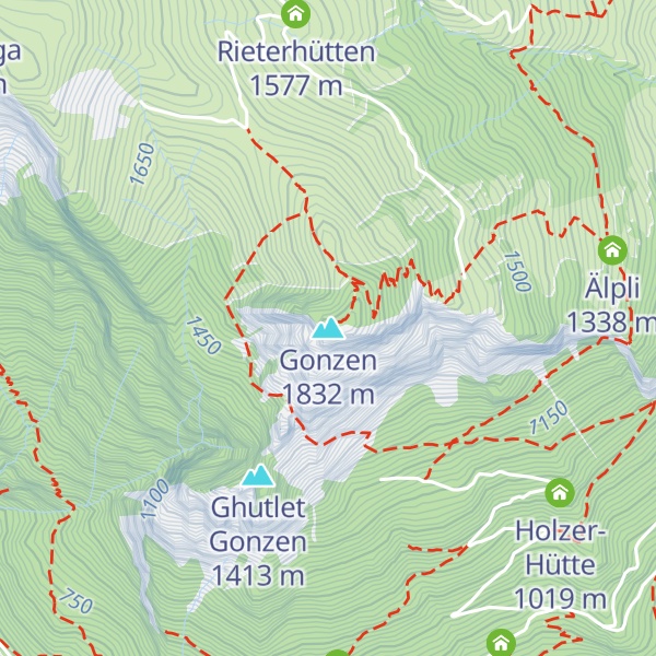 Map of Gonzen