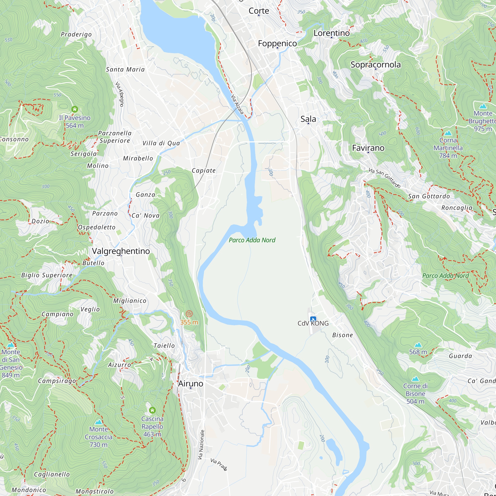 Osservatorio Bird Watching map