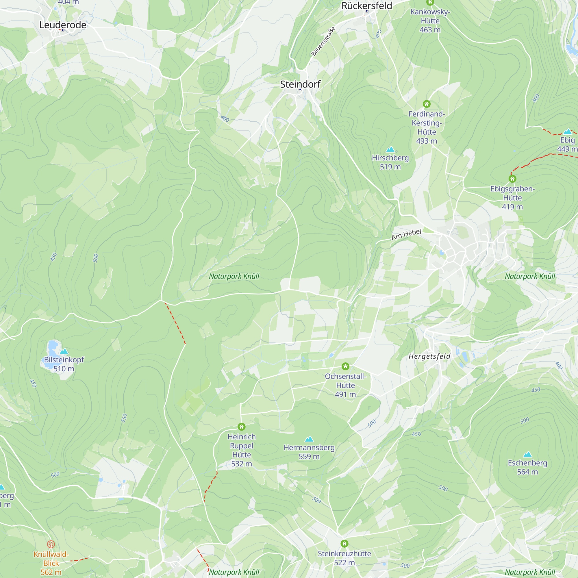 Espighütte map