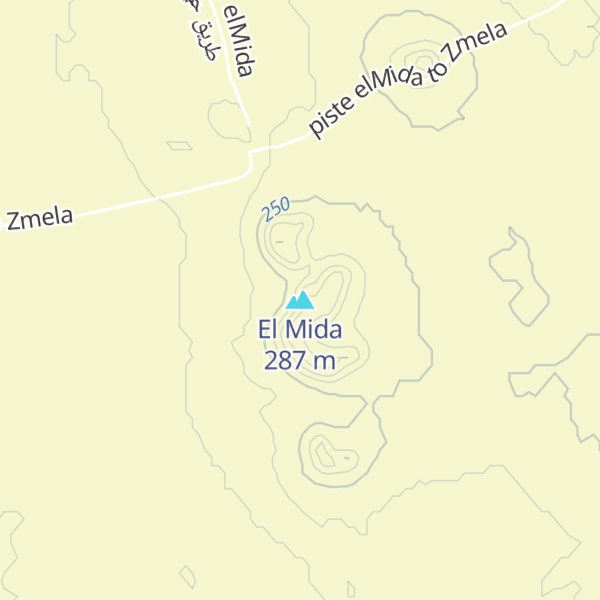 Map of El Mida