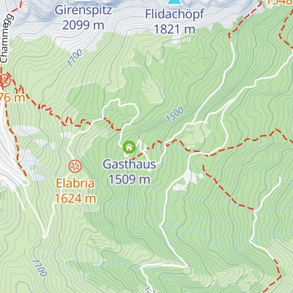 Map of Skihaus Gauschla