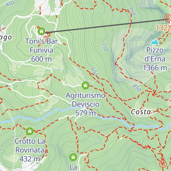 Map of Agriturismo Deviscio