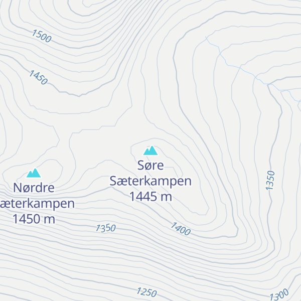 Map of Søre Sæterkampen