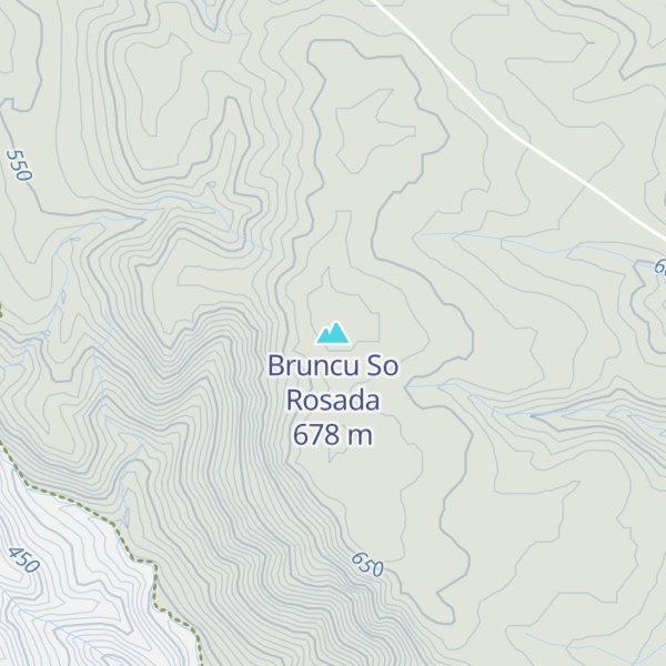 Map of Bruncu So Rosada
