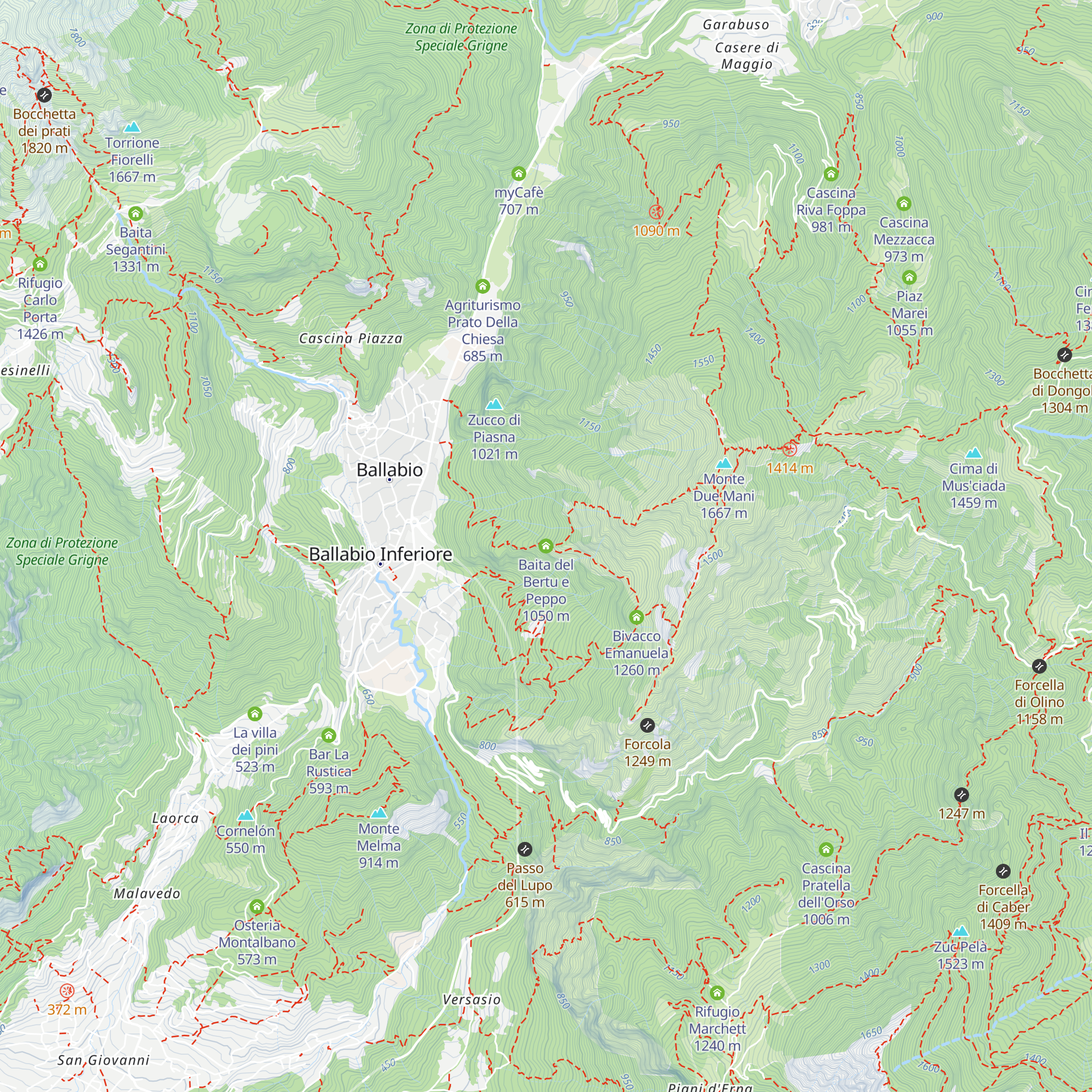 Baita del Bertu e Peppo map
