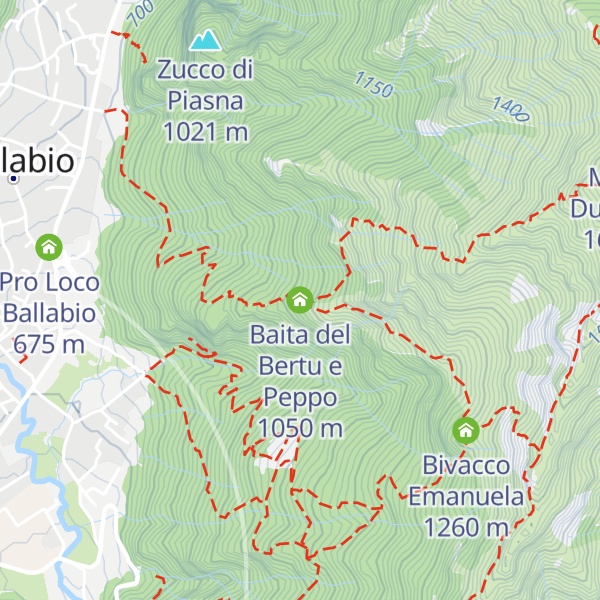Map of Baita del Bertu e Peppo