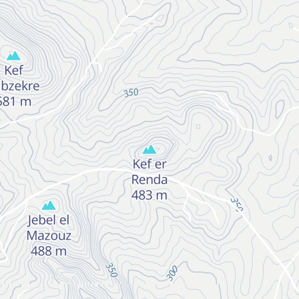 Map of Kef er Renda