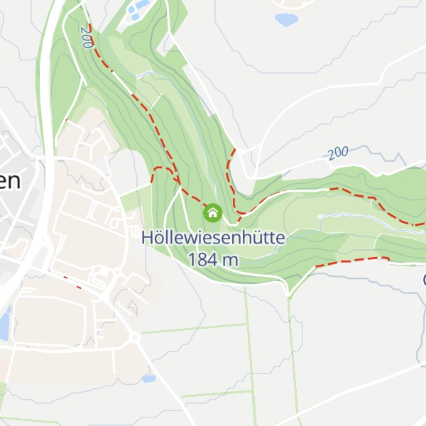 Map of Höllewiesenhütte