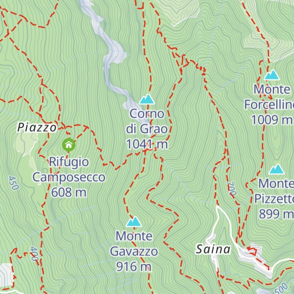 Map of Bivacco Mario Corti