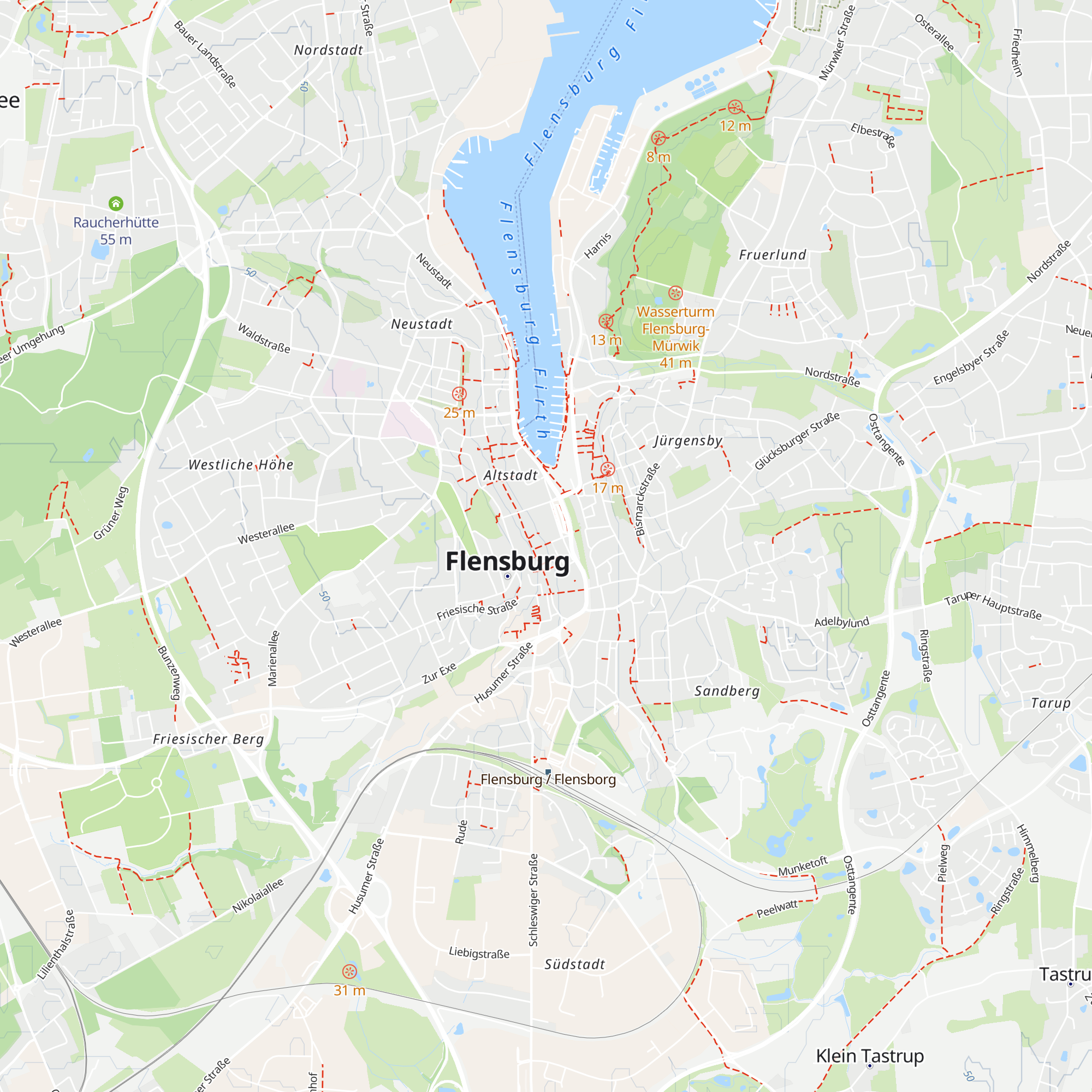 Touristinformation map