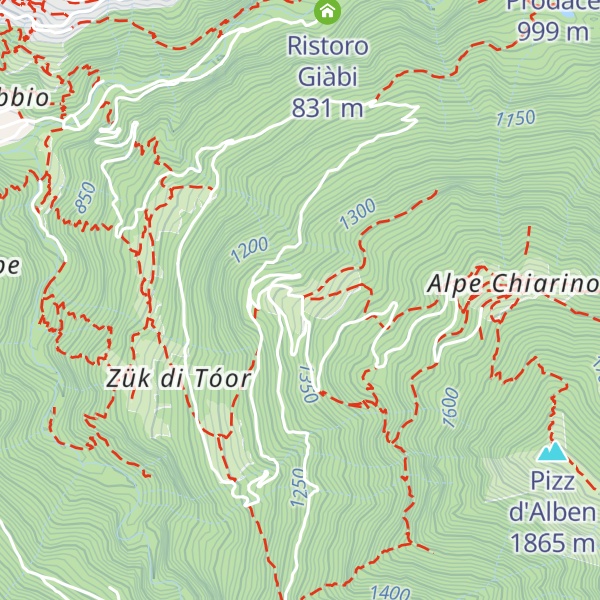 Map of Rifugio Ariàal