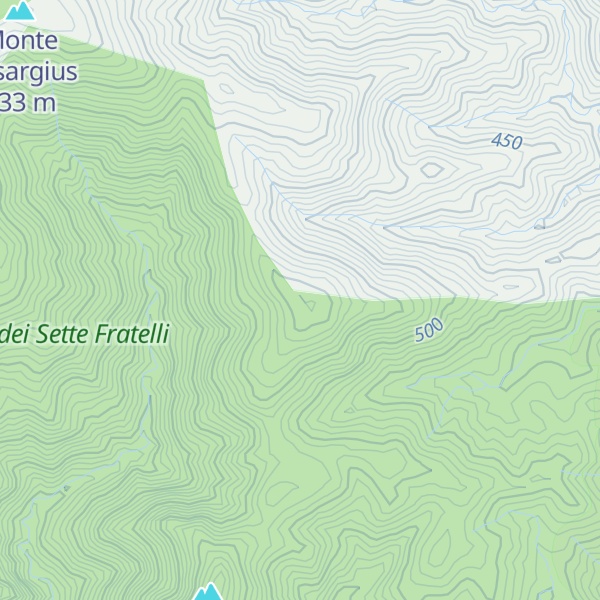 Map of Bruncu Pomposu