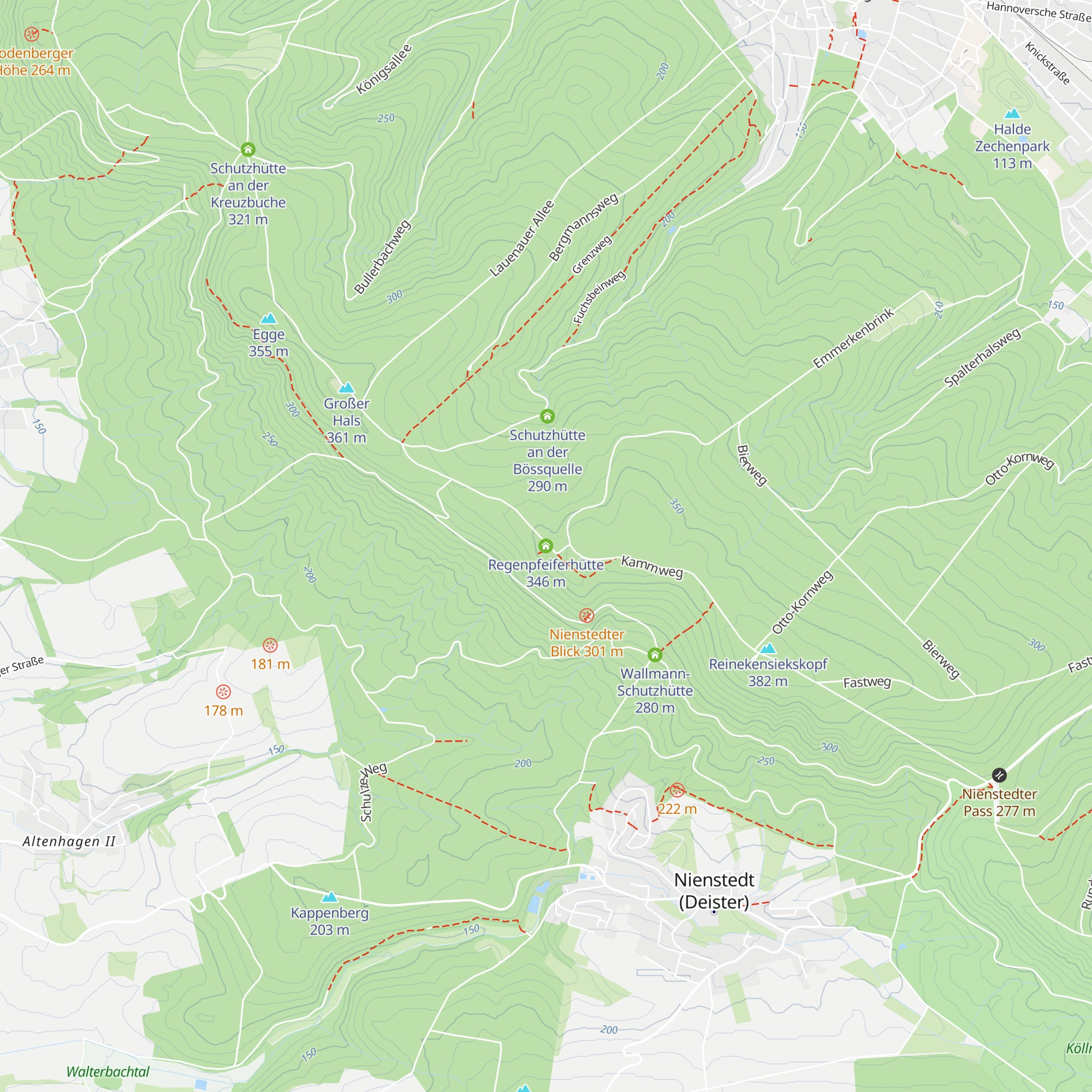 Regenpfeiferhütte map