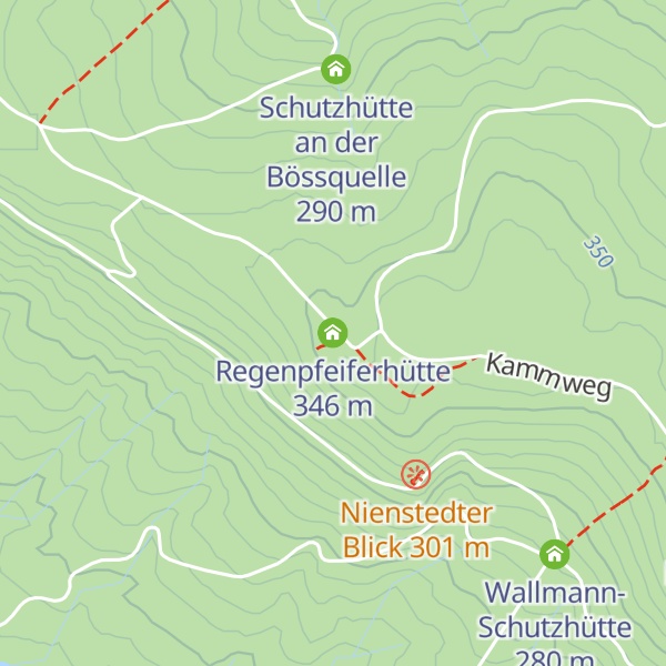 Map of Regenpfeiferhütte
