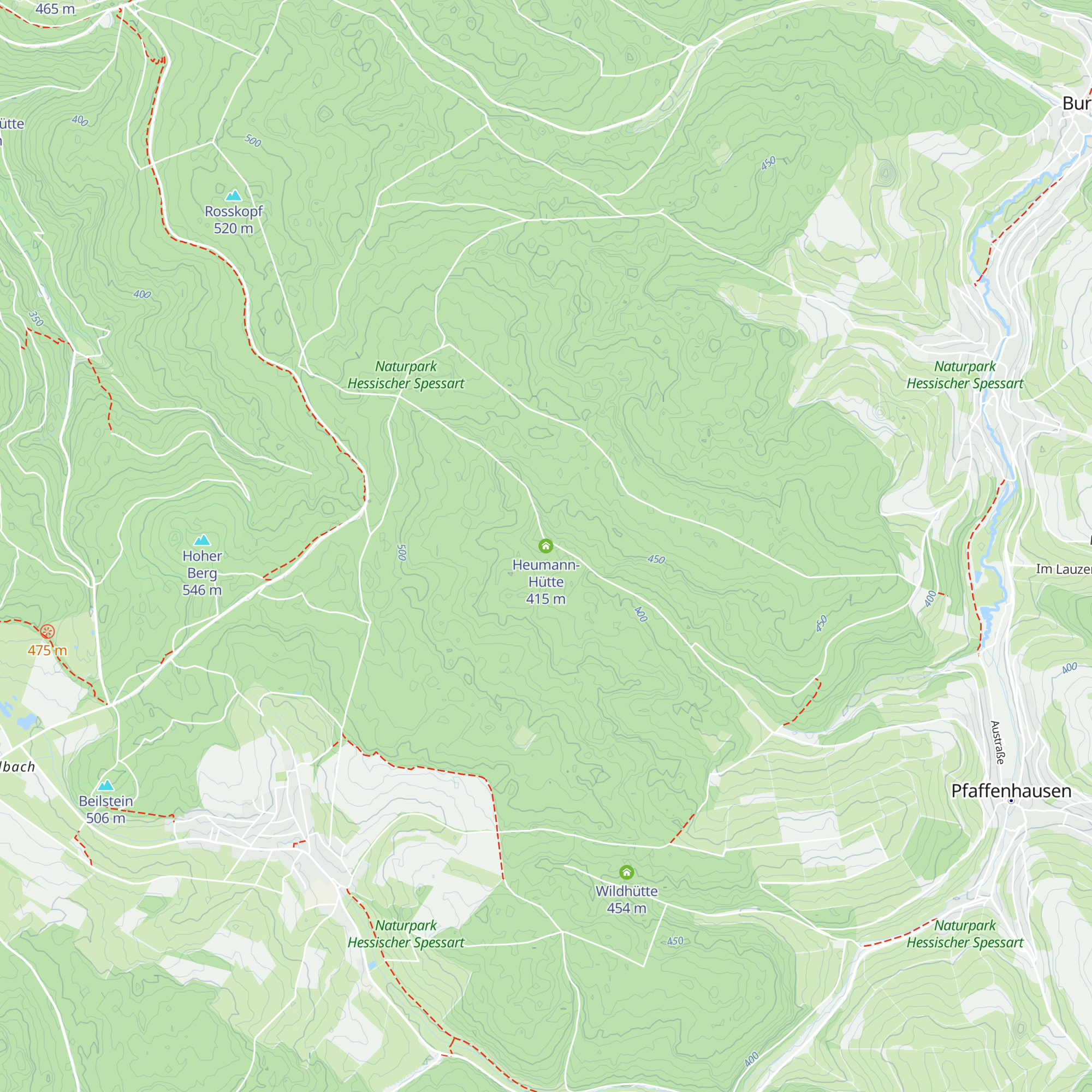 Heumann-Hütte map