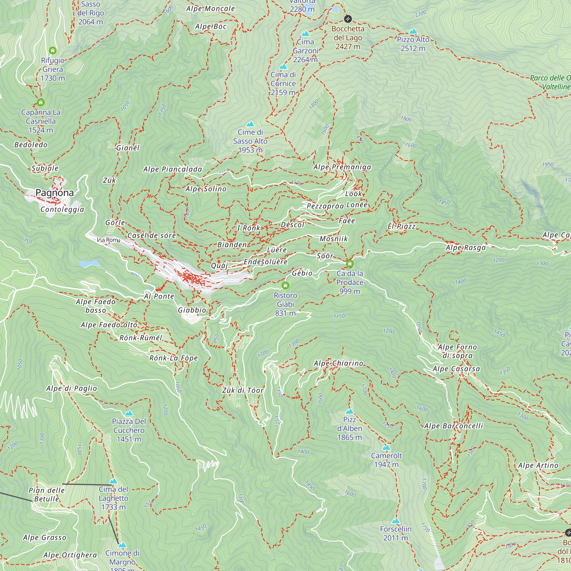 Ristoro Giàbi map