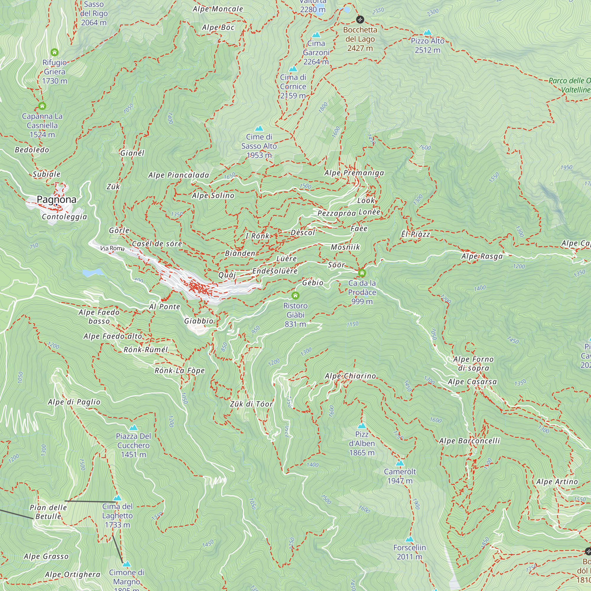 Ristoro Giàbi map