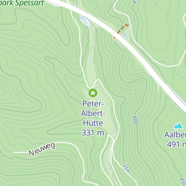 Map of Peter-Albert-Hütte