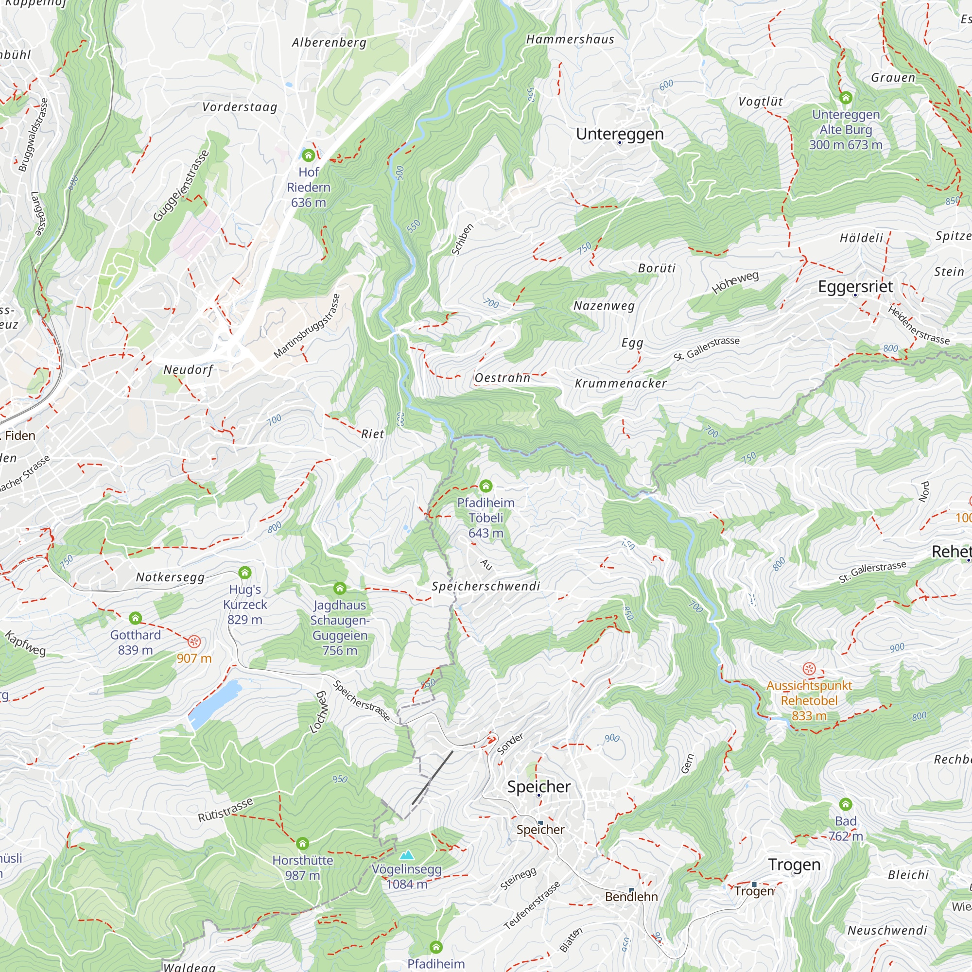 Pfadiheim Töbeli map