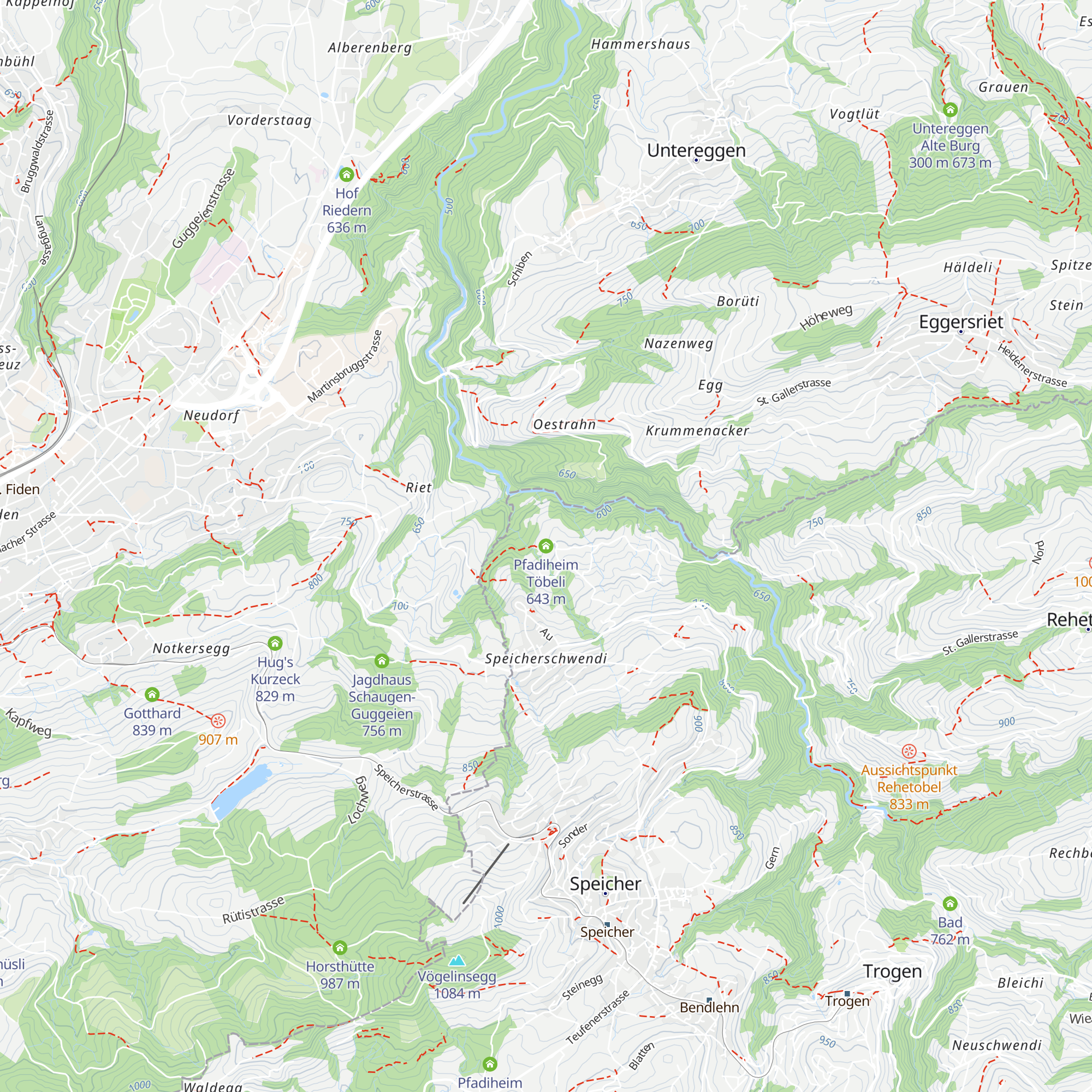 Pfadiheim Töbeli map