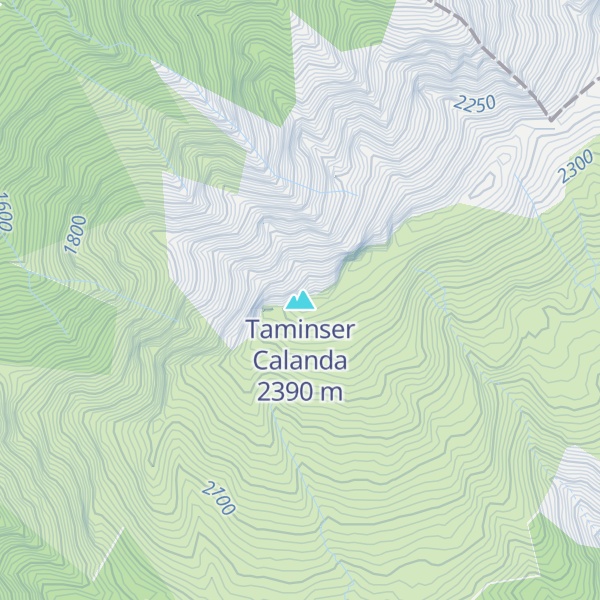 Map of Taminser Calanda