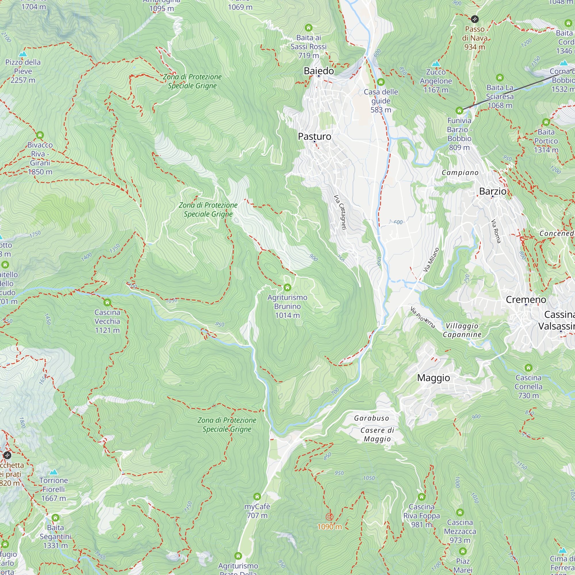 Agriturismo Brunino map