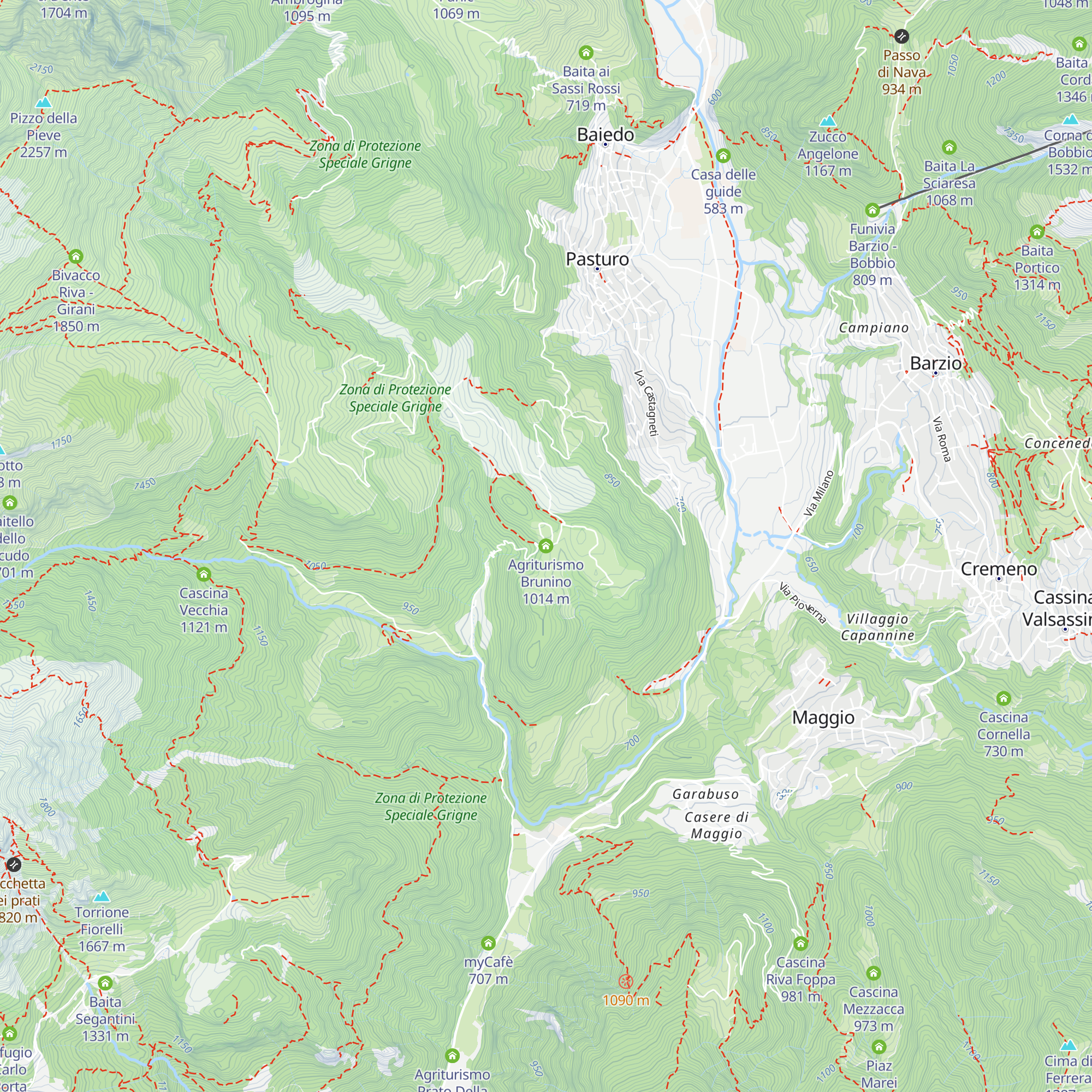 Agriturismo Brunino map