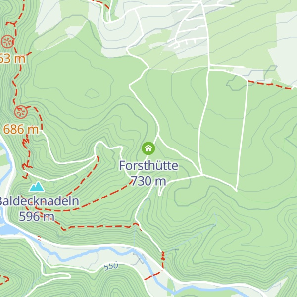 Map of Forsthütte