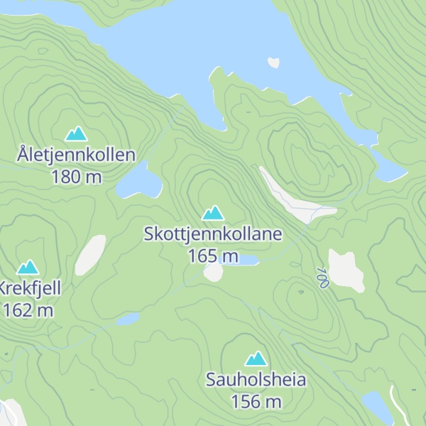 Map of Skottjennkollane