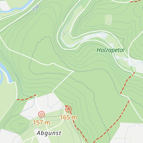 Map of Brautstein-Schutzhütte