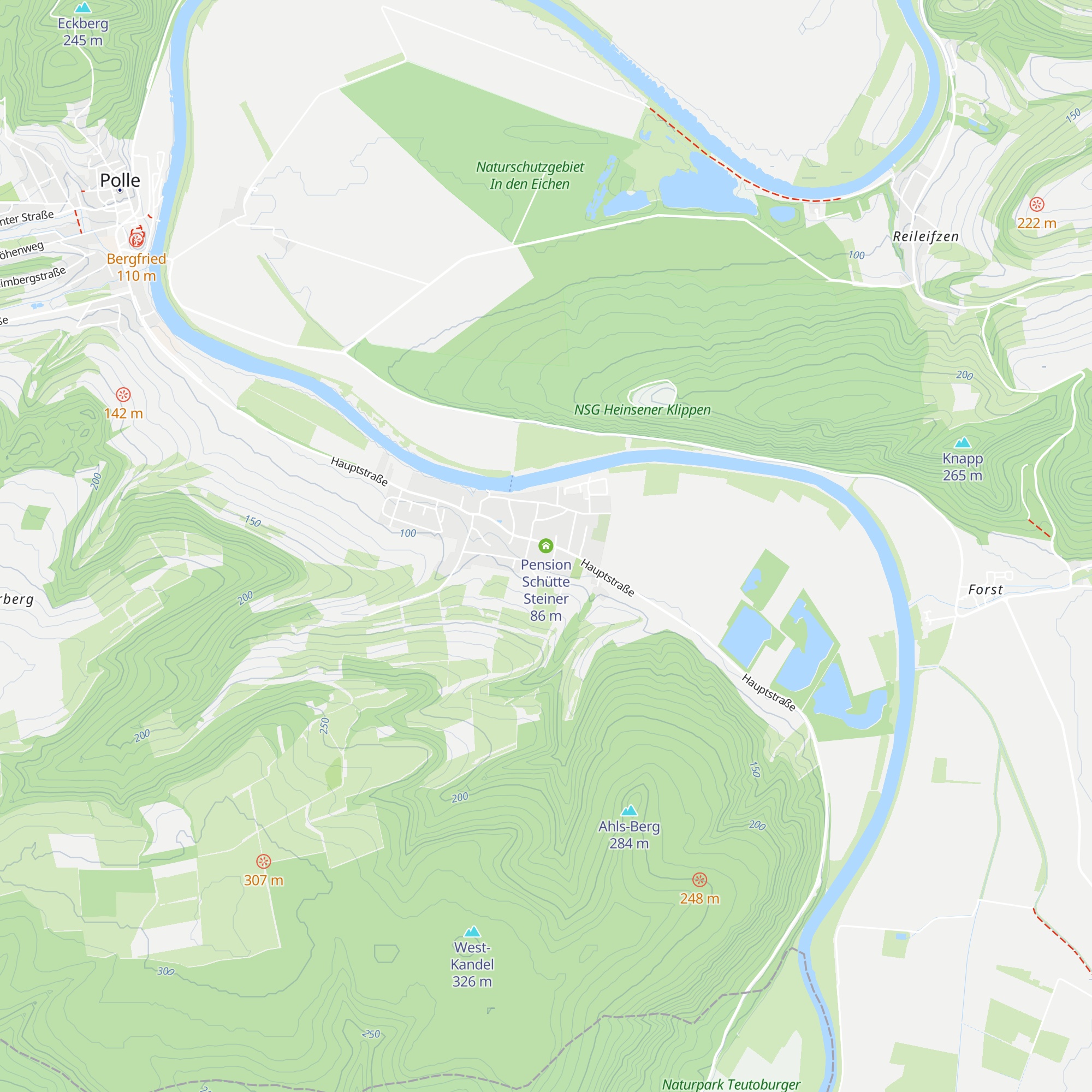 Pension Schütte Steiner map