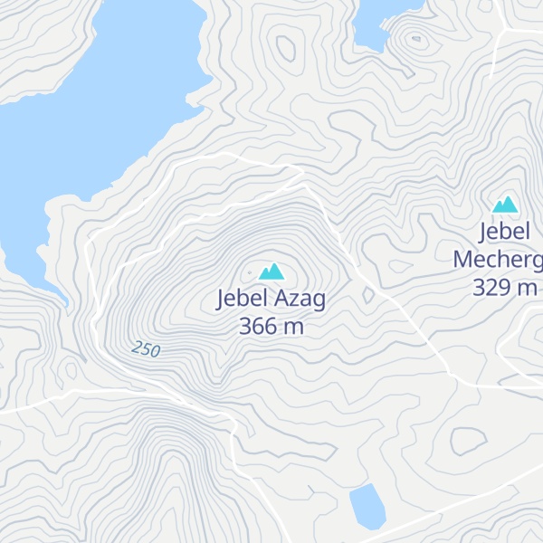 Map of Jebel Azag