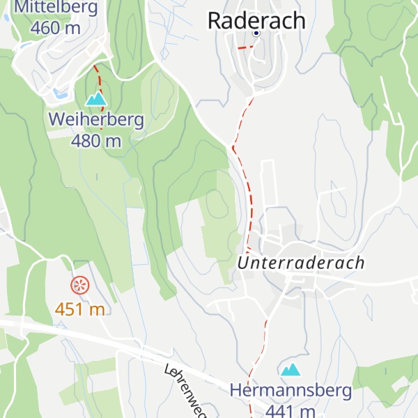 Map of Rupberg