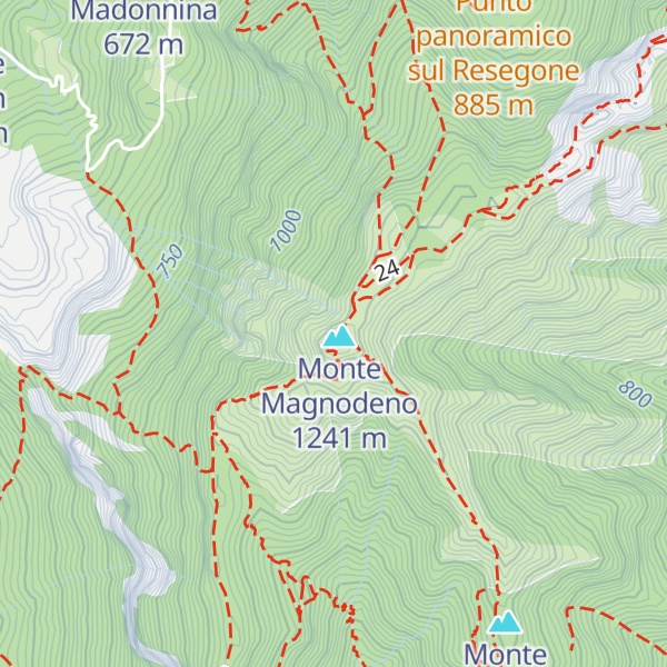 Map of Bivacco Magnodeno