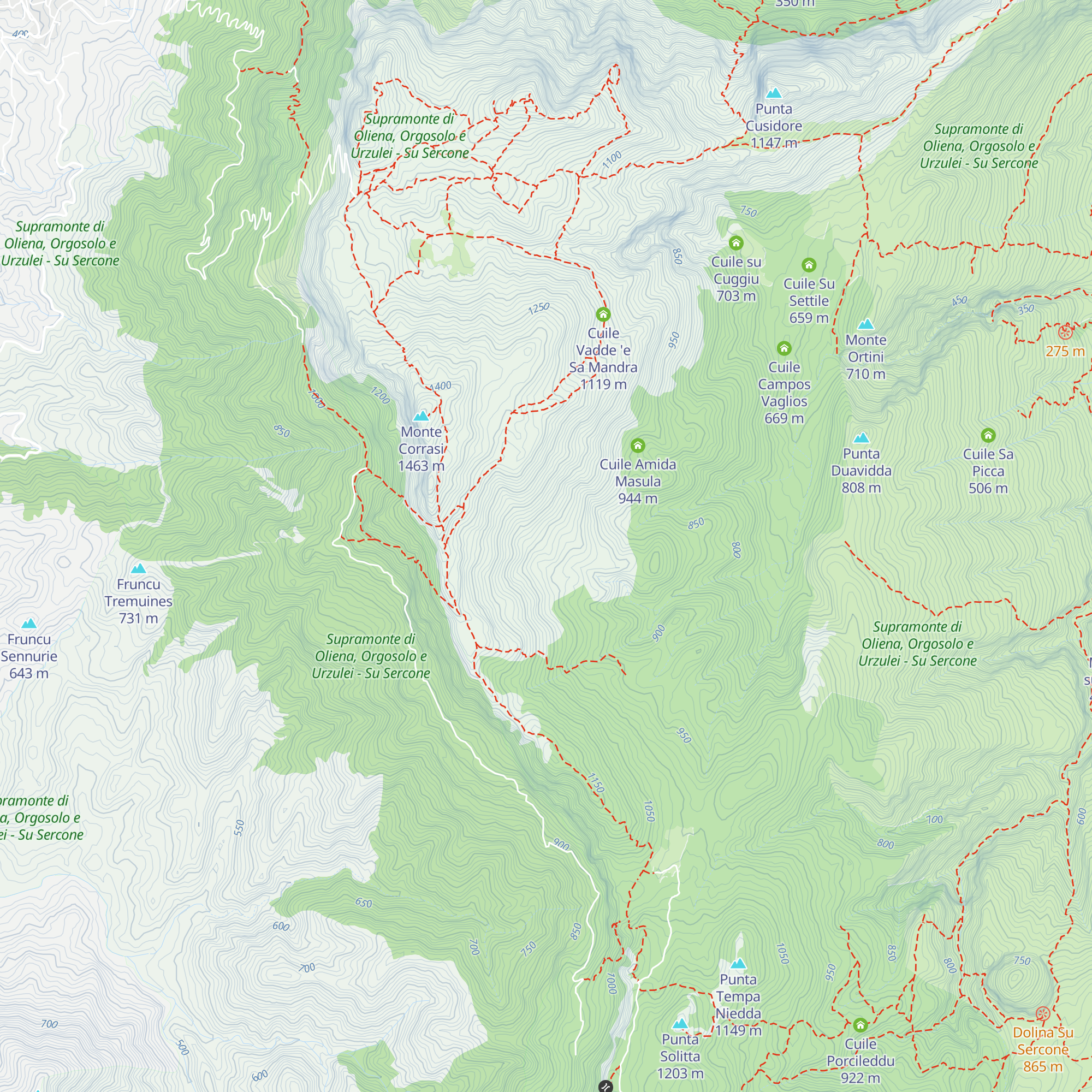 Barraccu Su Cordu map