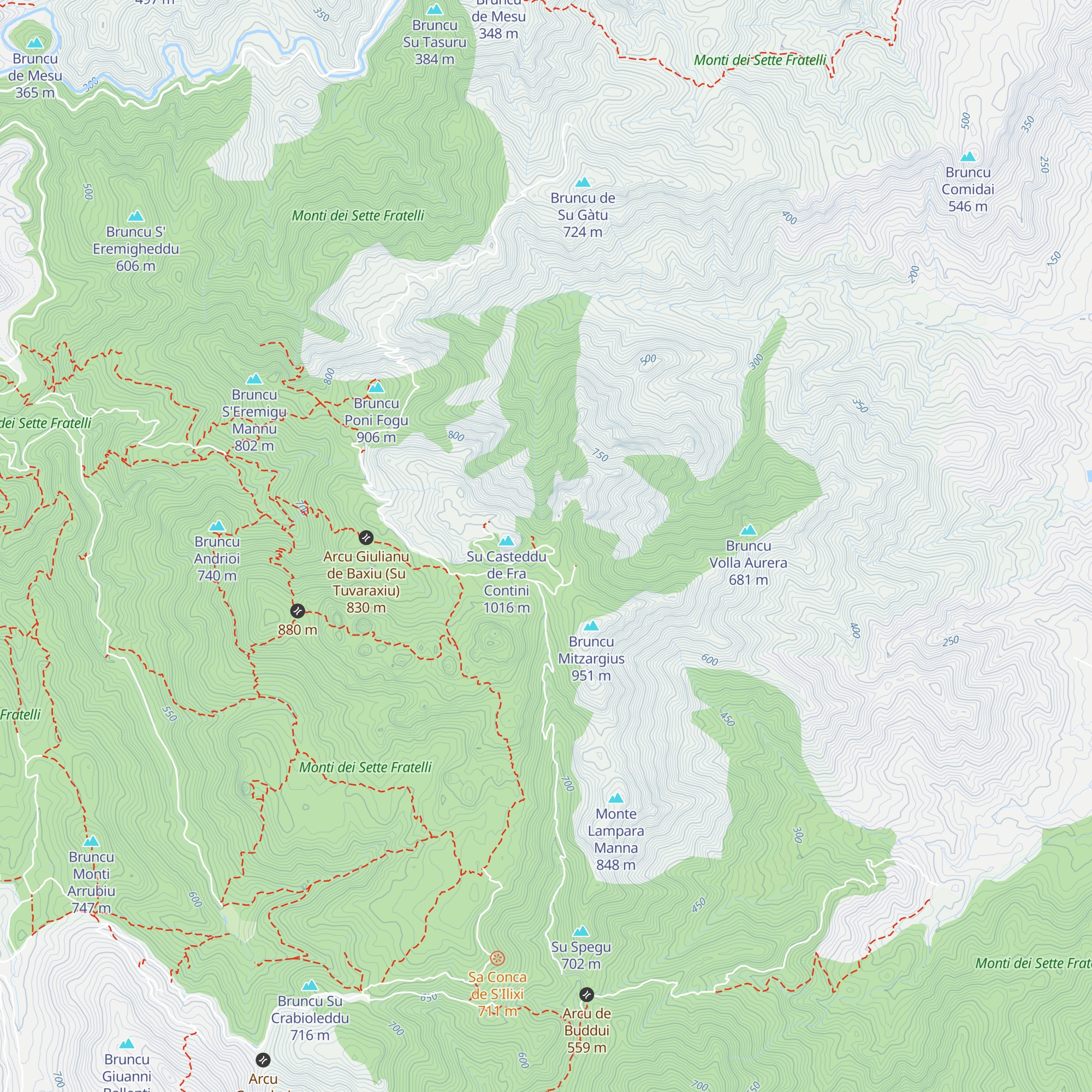 Baita Di Pellegrino map