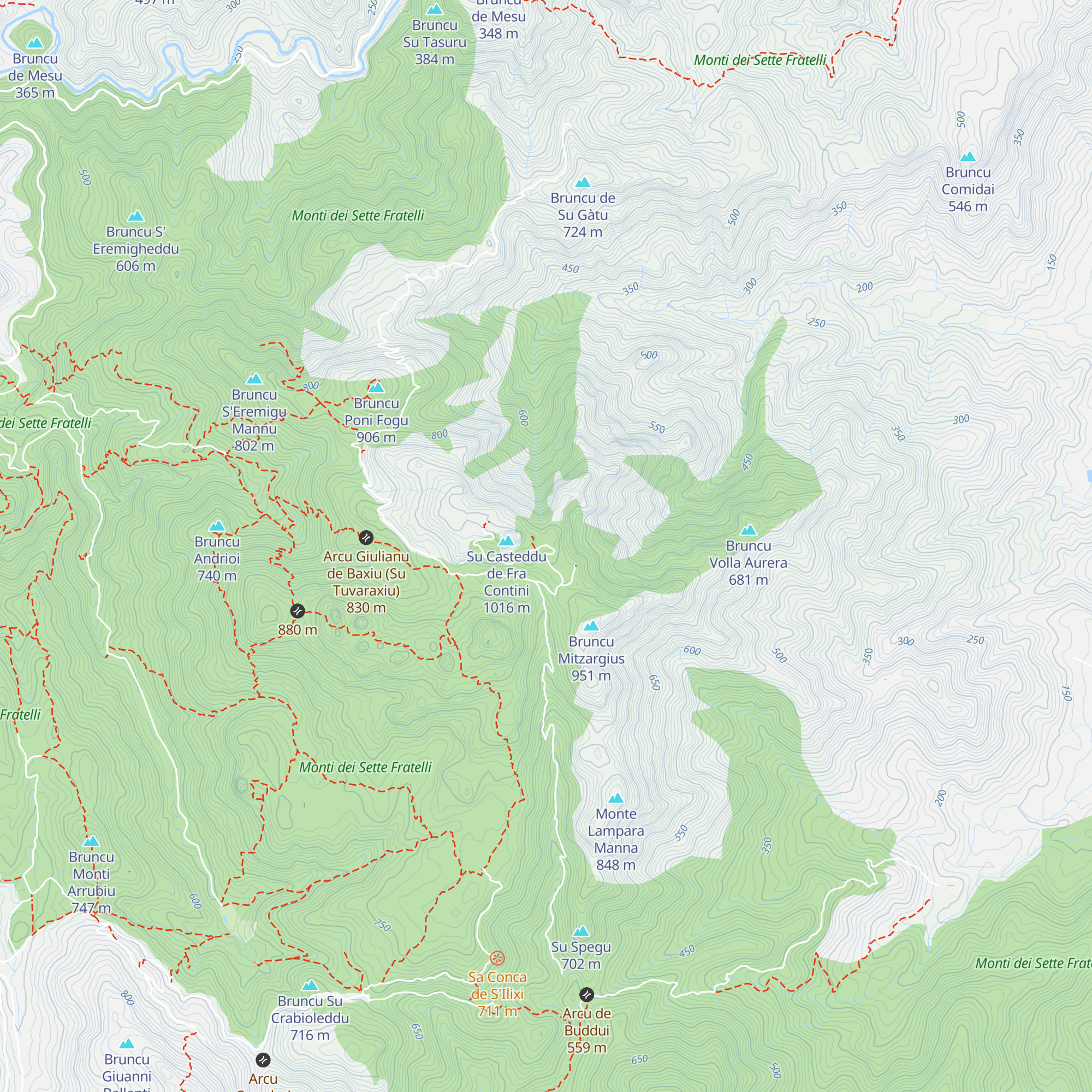 Baita Di Pellegrino map