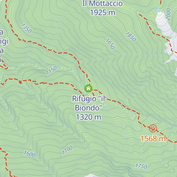 Map of Rifugio "il Biondo"