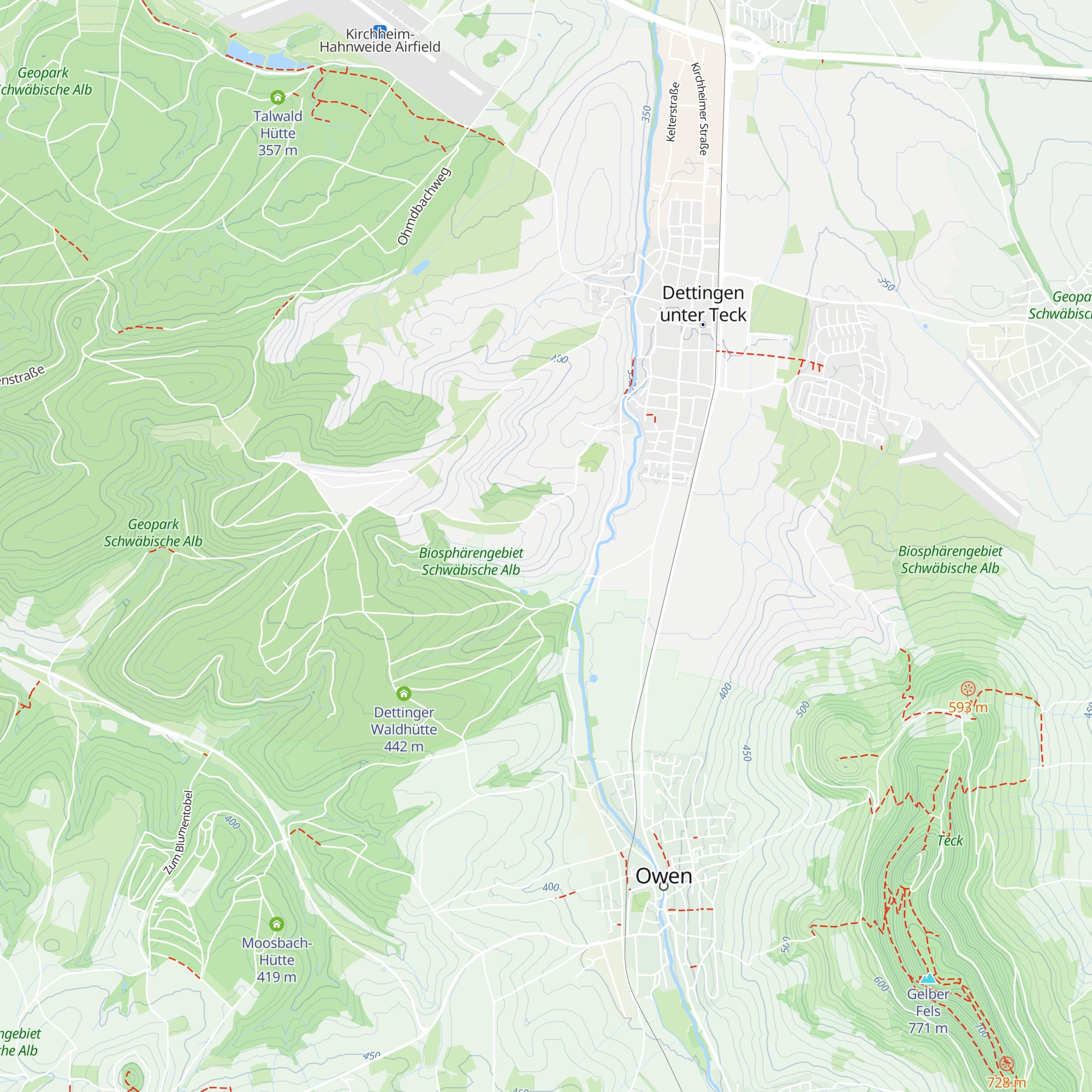 Wetterschutzhütte "Altenberg" map