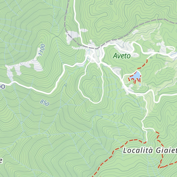 Map of Monte Vailera