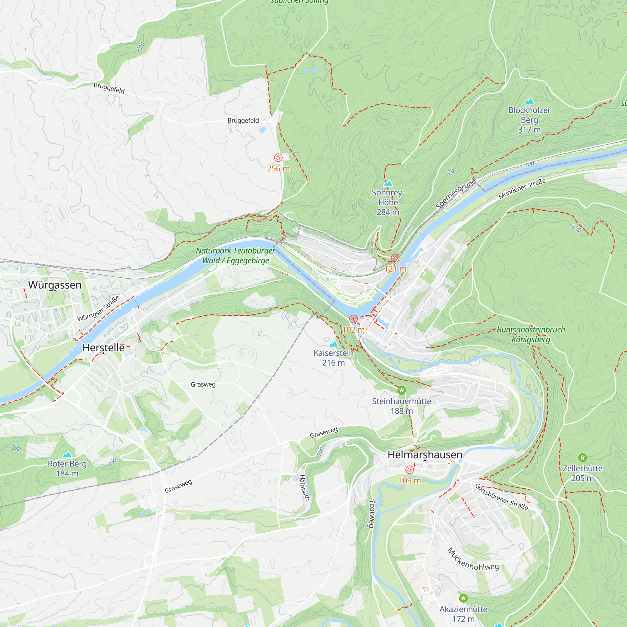 Peter-Peter-Hütte map