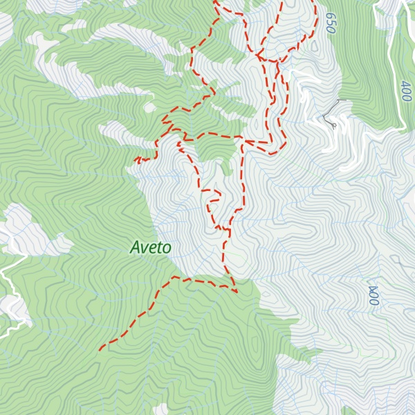 Map of Monte Bossea