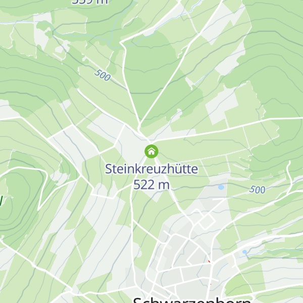 Map of Steinkreuzhütte