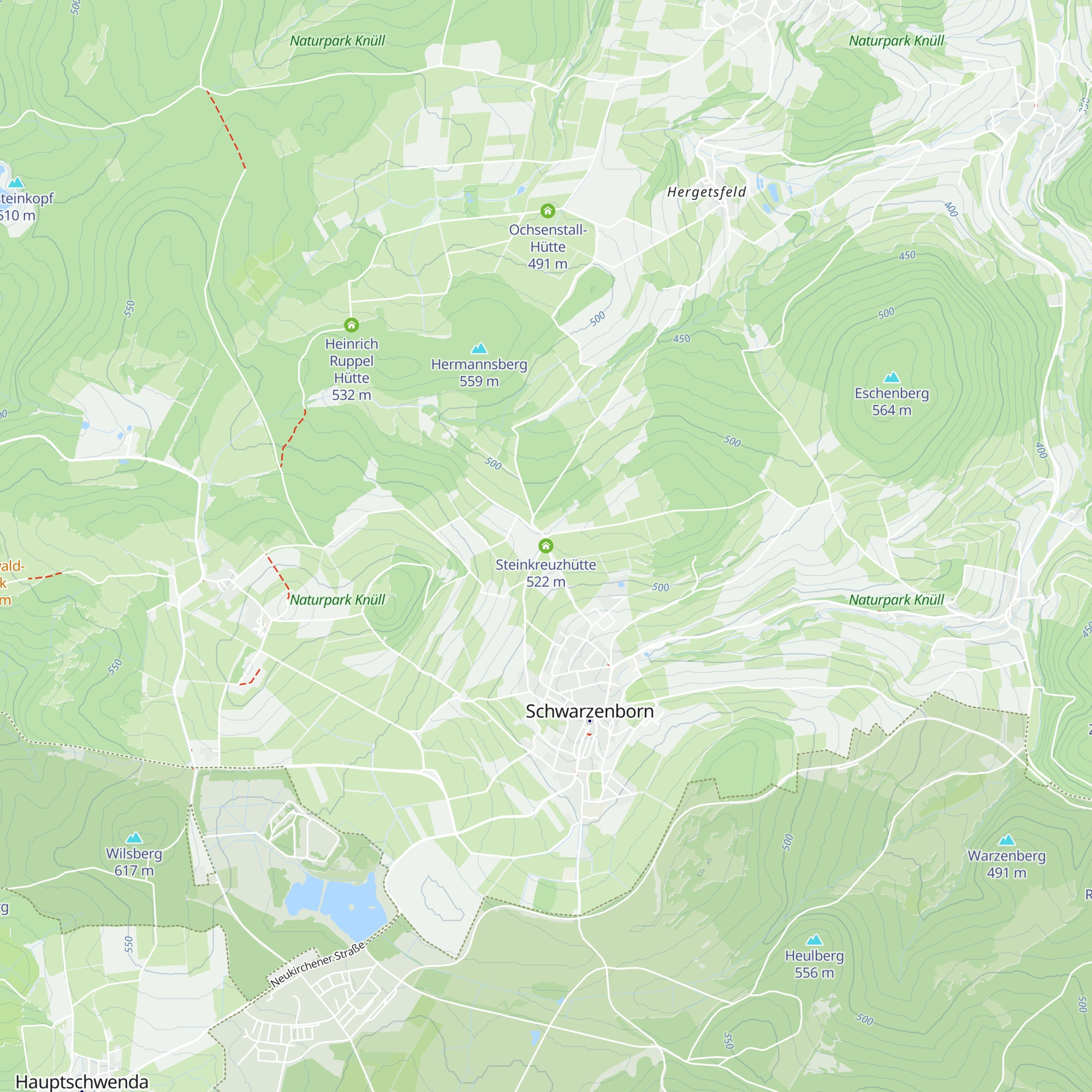 Steinkreuzhütte map