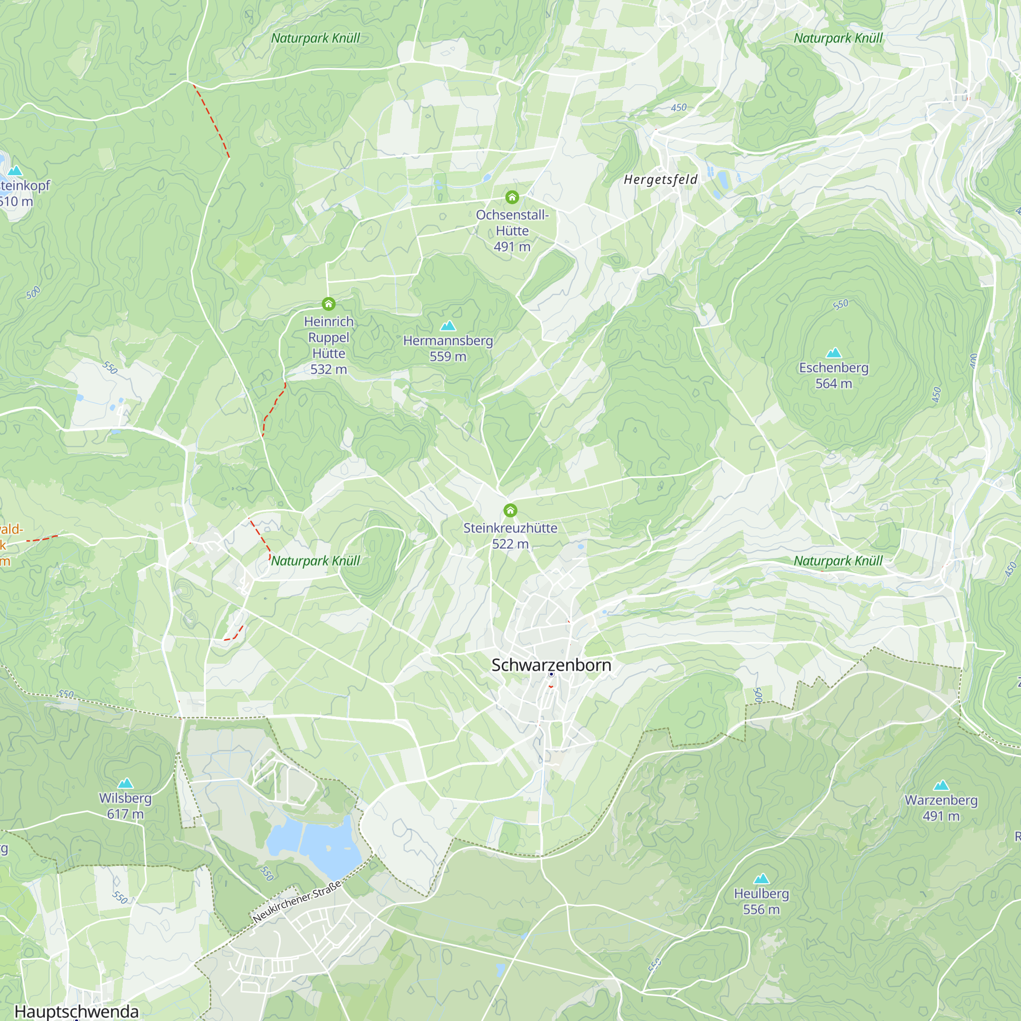Steinkreuzhütte map