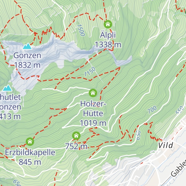 Map of Holzer-Hütte
