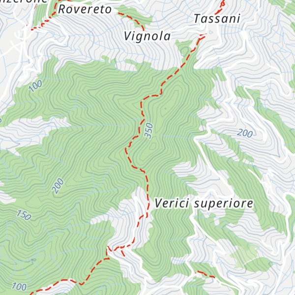 Map of Monte Caddio